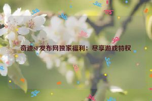 奇迹SF发布网独家福利：尽享游戏特权