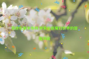 奇迹私服发布网,探索全新魔幻世界的冒险旅程