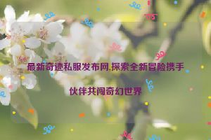 最新奇迹私服发布网,探索全新冒险携手伙伴共闯奇幻世界