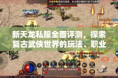 新天龙私服全面评测，探索复古武侠世界的玩法、职业与技能攻略