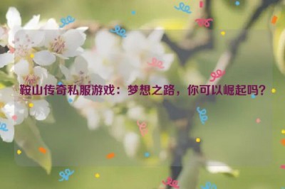 鞍山传奇私服游戏：梦想之路，你可以崛起吗？