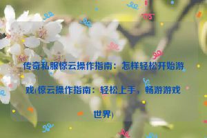 传奇私服惊云操作指南：怎样轻松开始游戏(惊云操作指南：轻松上手，畅游游戏世界)