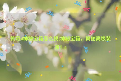 传奇sf神秘宝箱怎么找(神秘宝箱，揭秘高级装备！)